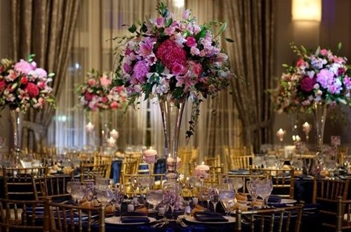 Wedding Image - Flower Centerpiece